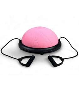 Балансировочная платформа Calviano Bosu Ball 46см розовый