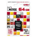 Карта памяти MicroSDXC 64Gb Class 10 UHS-I MIREX 13612-MC10SD64 (13612-MC10SD64) 