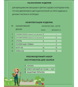 Грядка оцинкованная с полимерным покрытием, цвет зеленый (RAL 6005), рифленая "Мечта" 9х0,7х0,2м.