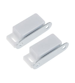 Защелка магнитная мебельная 45 мм,белая (упаковка 2шт)