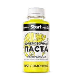 Паста колеровочная №  Х1 Start лимонный, 0,1 л
