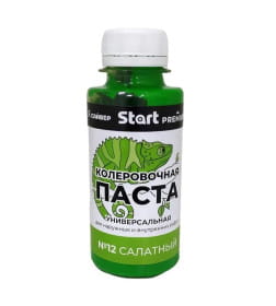 Паста колеровочная № Х12 Start салатный, 0,1 л