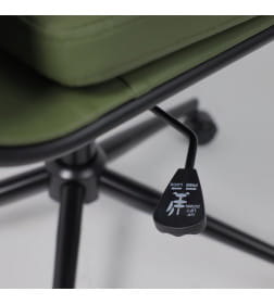 Кресло рабочее INDIGO, LB зеленый/черный