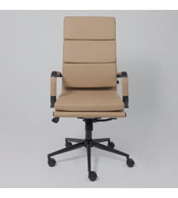 Кресло рабочее INDIGO, кофейный/черный