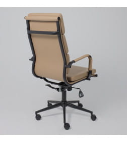 Кресло рабочее INDIGO, кофейный/черный