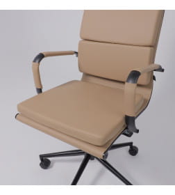 Кресло рабочее INDIGO, кофейный/черный