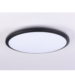 Потолочный светодиодный светильник FZ1235 BK черный 48W 6400K (Без ПДУ) Ambrella 