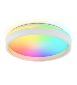Потолочный светодиодный светильник FZ601 WH/GD белый/золото 46W 3000К-6500K+RGB (С ПДУ) Ambrella 