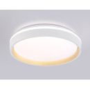 Потолочный светодиодный светильник FZ601 WH/GD белый/золото 46W 3000К-6500K+RGB (С ПДУ) Ambrella  (FZ601 WH/GD) 