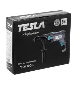 Дрель ударная TESLA TD1100С