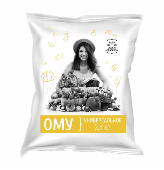 Удобрение ОМУ Универсальное НОВ-АГРО 2,5 кг