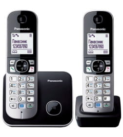 Радиотелефон Panasonic KX-TG6812RUB Черный