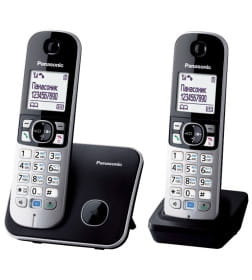 Радиотелефон Panasonic KX-TG6812RUB Черный