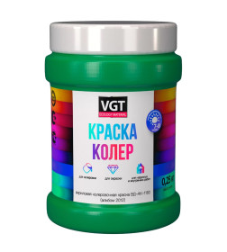 Краска колеровочная VGT зеленое яблоко, 0,25 кг