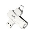 Флеш-накопитель 128GB USB 3.0+TypeC FlashDrive Netac U782С (NT03U782C-128G-30PN) 