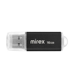Флеш-накопитель 16GB USB 2.0 FlashDrive Mirex UNIT BLACK
