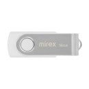 Флеш-накопитель 16GB USB 2.0 FlashDrive Mirex SWIVEL WHITE (13600-FMUSWT16) 