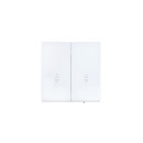 Выключатель 2-кл проходной белый ZIMA Lezard (704-0288-106QC) 