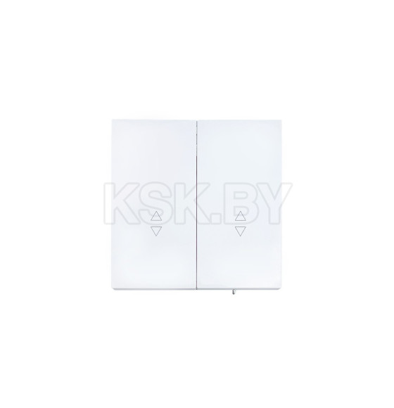 Выключатель 2-кл проходной белый ZIMA Lezard (704-0288-106QC) 