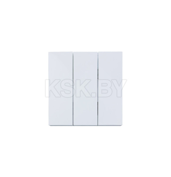 Выключатель 3-кл белый ZIMA Lezard (704-0288-109QC) 