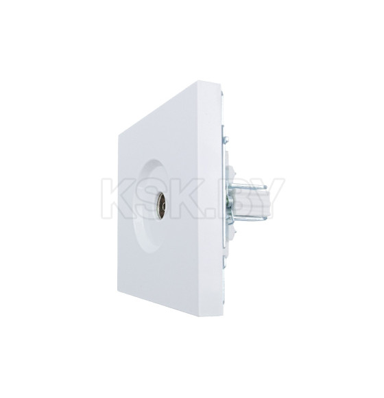 Розетка ТВ оконечная белая ZIMA Lezard (704-0288-130) 