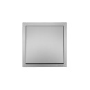 Выключатель 1-кл серый матовый ZIMA Lezard (704-7488-100QC) 