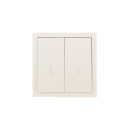 Выключатель 2-кл проходной слоновая кость ZIMA Lezard (704-9088-106QC) 