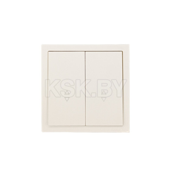 Выключатель 2-кл проходной слоновая кость ZIMA Lezard (704-9088-106QC) 