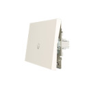 Кнопка звонка слоновая кость ZIMA Lezard (704-9088-103QC) 