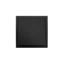 Выключатель 1-кл проходной черный бархат ZIMA Lezard (704-4288-105QC) 