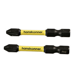 Бита PH 2х50мм ImpactPower торсионные 2шт, Hanskonner