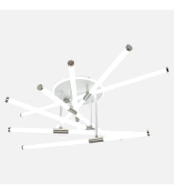 Светильник светодиодный XL-80011B-7+1 WT+Nickel