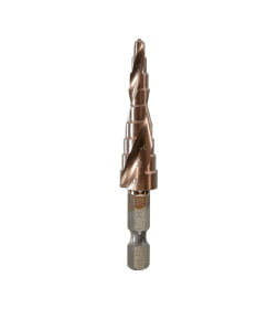 Сверло ступенчатое по металлу 4-12мм. Р6М5+COBALT Sturm!