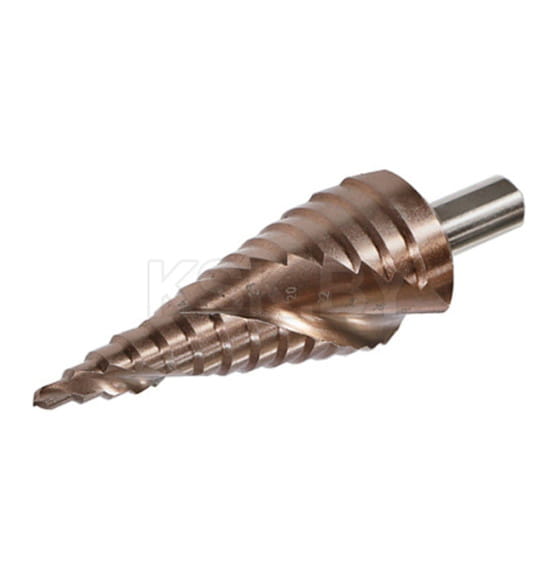 Сверло ступенчатое по металлу 4-30мм. Р6М5+COBALT Sturm! (1055-S430K) 