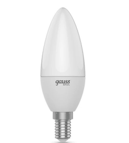 Лампа Gauss Basic Свеча 10W 720lm 4000K Е14 LED