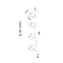 Спот Arte Lamp AMAKS A8028PL-4BK (A8028PL-4BK) 
