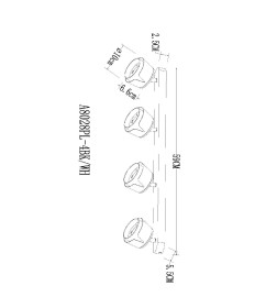 Спот Arte Lamp AMAKS A8028PL-4BK