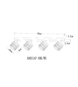 Спот Arte Lamp ATRIA A8031PL-4WH