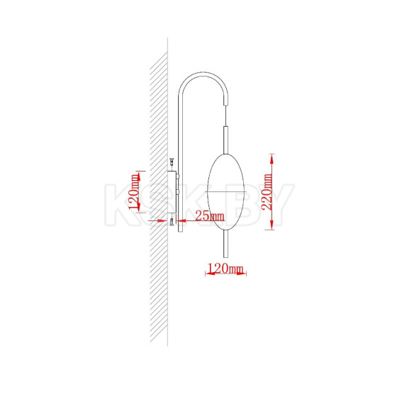 Бра Arte Lamp ANDROMEDA A2089AP-3GO (A2089AP-3GO) 