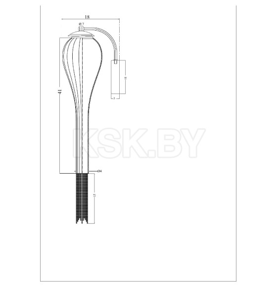 Бра Arte Lamp WATERFALL A1577AP-1CC (A1577AP-1CC) 