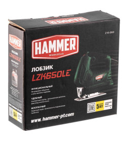 Пила лобзиковая электрическая Hammer LZK650LE