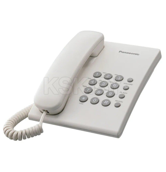 Телефон Panasonic КХ-ТS2350RUW Белый (KX-TS2350RUW) 