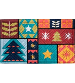 Коврик придверный LIMA mat 45x75 см Colorful Xmas Multy Home EU5000347