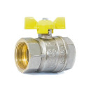 Кран шаровой 1/2" вн.-вн. бабочка (ГАЗ) PN 40 LD (LD.47.350.15) 