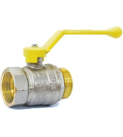 Кран шаровой 1/2" нар.-вн. ручка (ГАЗ) PN 40 LD