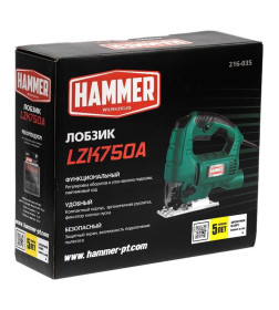 Пила лобзиковая электрическая Hammer LZK750А