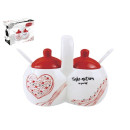 Соусница "Магия сердец" 270/270 мл, 16*13*9,5 см HC230-H315 доломит Lavenir (85890) 