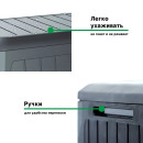 Сундук садовый Prosperplast BOXE BOARD, антрацит (MBBD290-S433) 