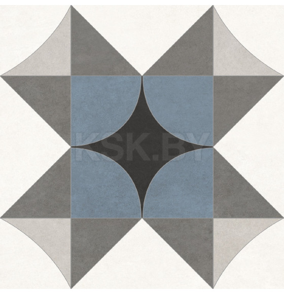 Керамогранит New Trend матовый  Design Mix 2 200х200х8 мм (GP2020DMX23) 