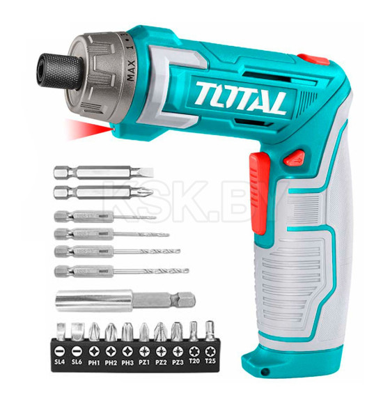 Отвертка аккумуляторная TOTAL TSDLI08025 (TSDLI08025) 
